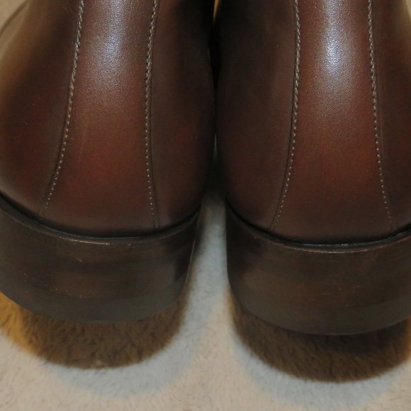 Edward Green Banbury Dark Oak Brown Leather Chukka Boots 8.5 E NWB